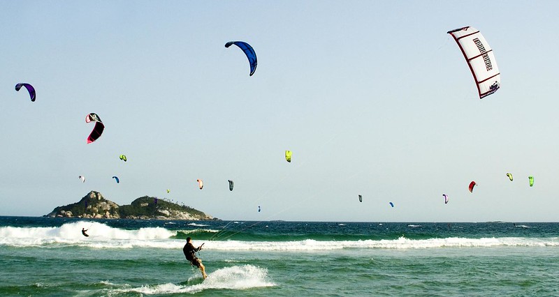 Kitesurf na Barra da Tijuca