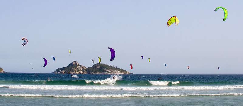 Kitesurf na Barra da Tijuca