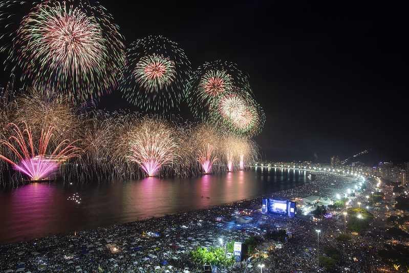 R&eacute;veillon na Praia de Copacabana
